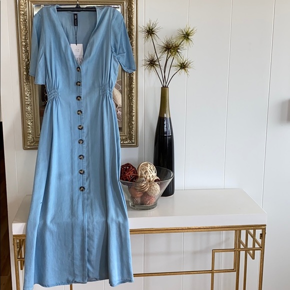 Zara Dresses & Skirts - Zara Denim Dress